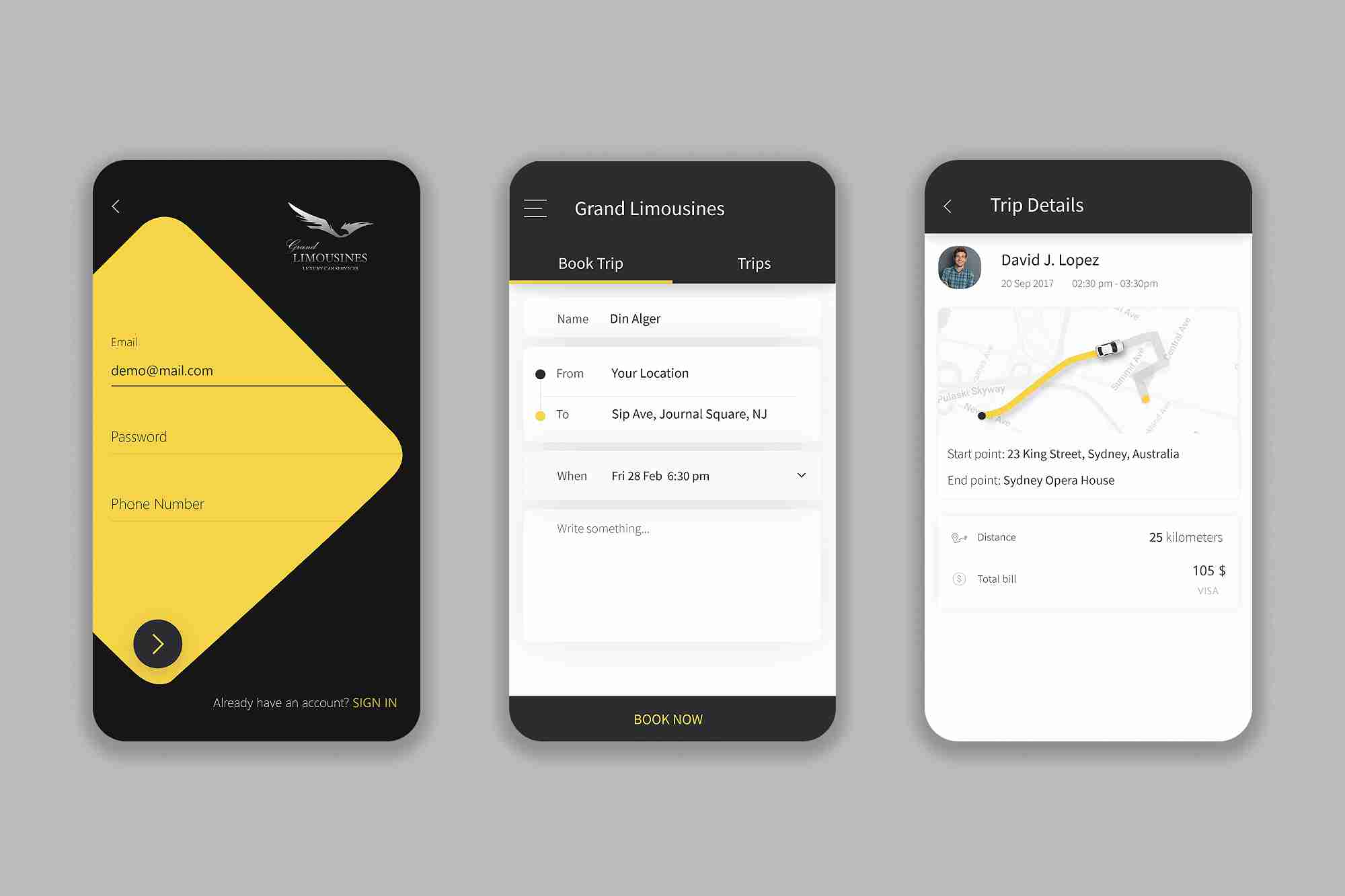 Ride Sharing Driver App